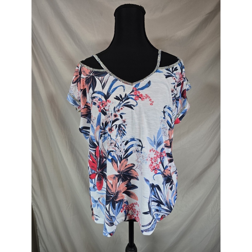 Juniper + Lime Womens Blouse In Size Large L